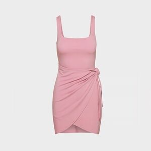 ✨NWT✨ Wilfred from Artizia Saturn Tarte Pink Wrap Mini Dress size L